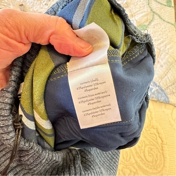 NWT WeWoreWhat low rise pant in cacao - ribbed stretch waist wide leg, women’s S - Picture 10 of 10